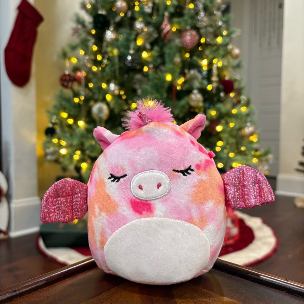 Squishmallows Henley the Pink Tie-Dye Alicorn